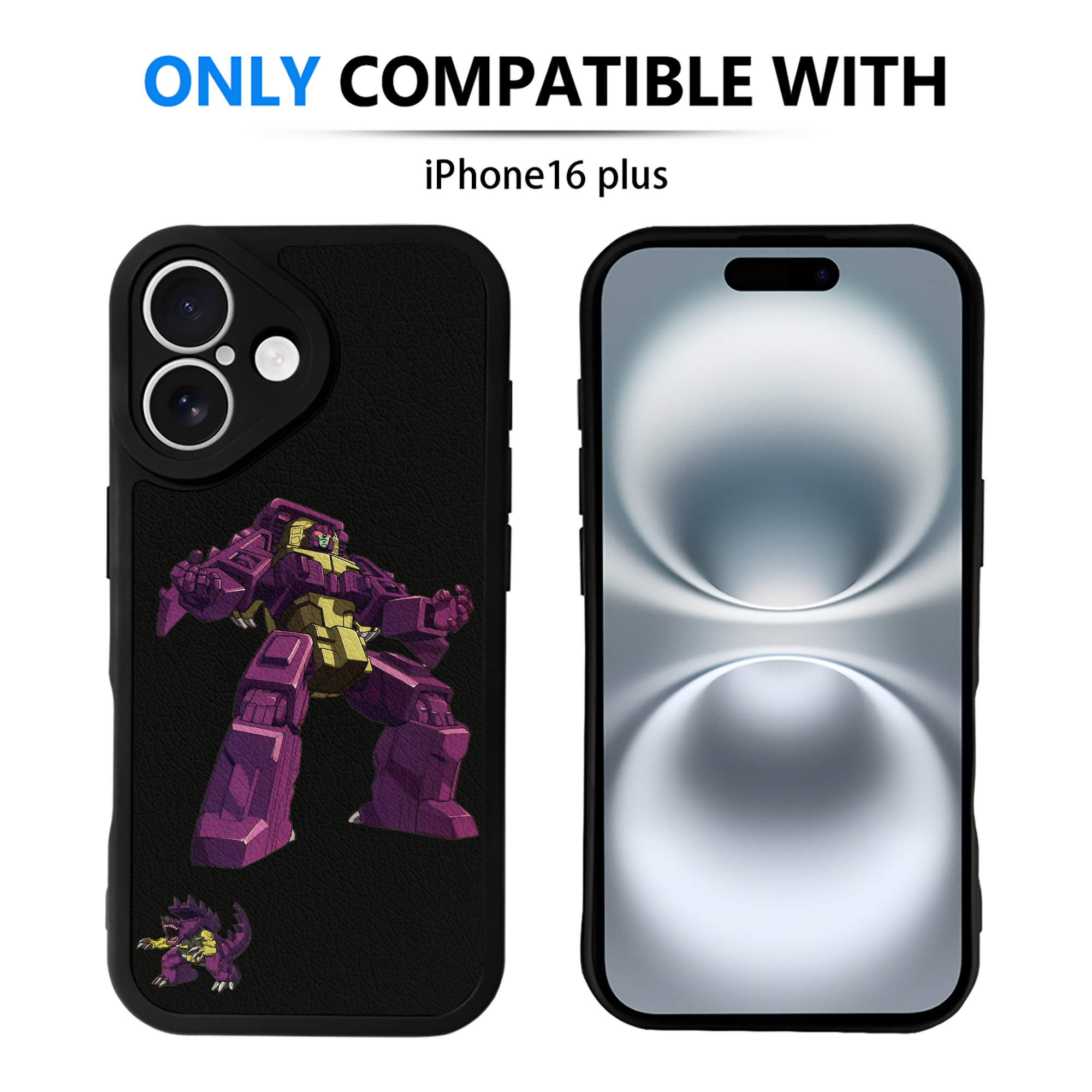 （画像用）  【iPhone 16シリーズ対応】シリコンスマホケース（レザー調） 材質：シリコン